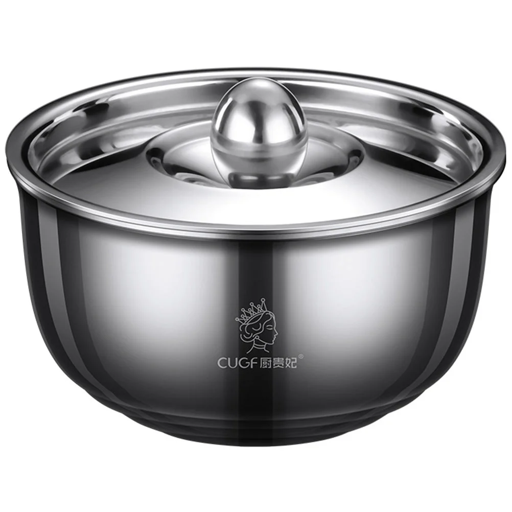 

1 Set Stainless Steel Reusable Stainless Steel Stew Bowl Stew Bowl for Restaurant Home