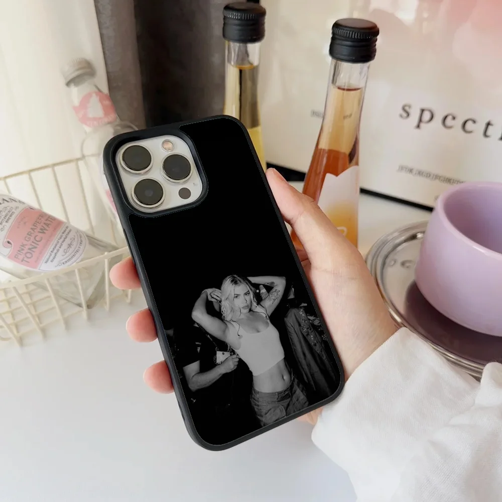 Чехол для телефона Luisa Sonza Singer IPhone 11 12 13 14 15 16 Plus Pro Max зеркальный акриловый чехол из