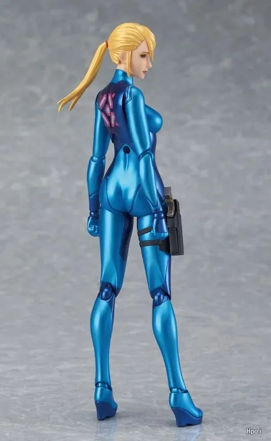 Фото 【TM】В наличии GSC Figma # 306 Metroid: Other M Zero Suit Samus — Коллекционная фигурка-модель, игрушка, подарок, украшение №4