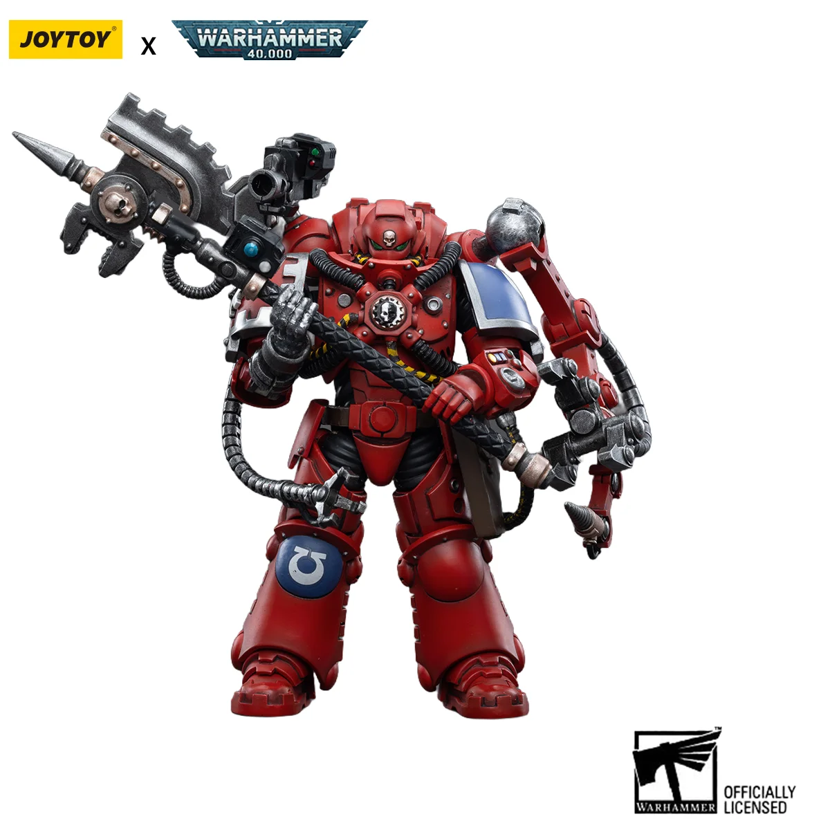 Фото [В наличии] Коллекционная экшн-фигурка JOYTOY Warhammer 40K Ultramarines Primaris Techmarine модель идеально подходит для дисплея или подарка №1