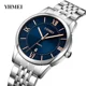 YHMEI Top Brand Watch Men Stainless Steel Business Date Clock Waterproof Luminous Watches Mens Luxury Sport Quartz Wrist Watch Other Image