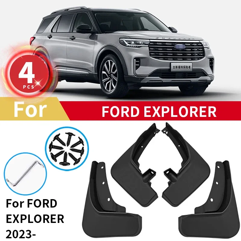 

For Ford Explorer Mud Flaps 2020 2021 2022 2023 Mudguard Fender Saves Front Rear Wheel Mudflaps Car Mudguard Guards Accessories