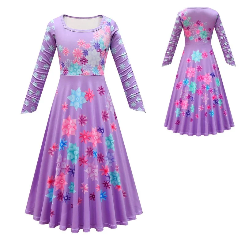 Костюм принцессы флейта для девочек карнавальный костюм Изабели на день