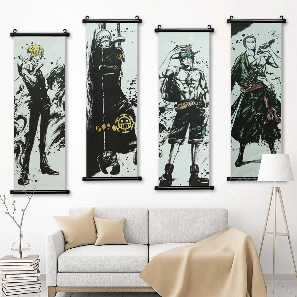 Домашнее украшение аниме подвесной плакат на холсте с изображением рассекающего