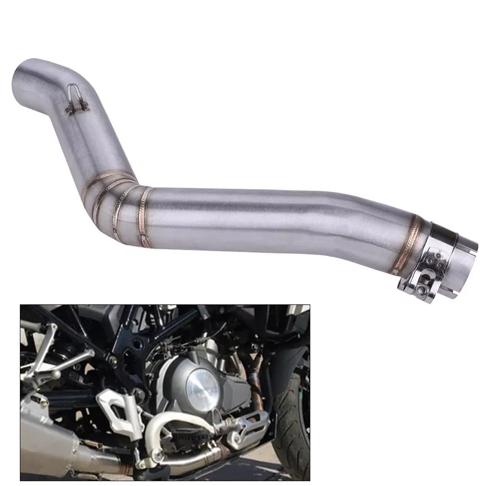 

Motorcycle Modification Exhaust Vent Middle Link Pipe Motorbike Modification Accessories Suitable For Benali TRK 502