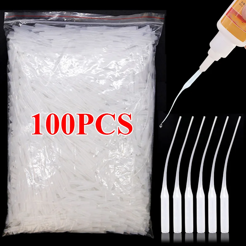 

Precision Glue Tube 502 Glue Dropper Micro-tips 401 For Applicator Nozzle Crafting 100pcs Bottle Dropping For Glue Extender Lab