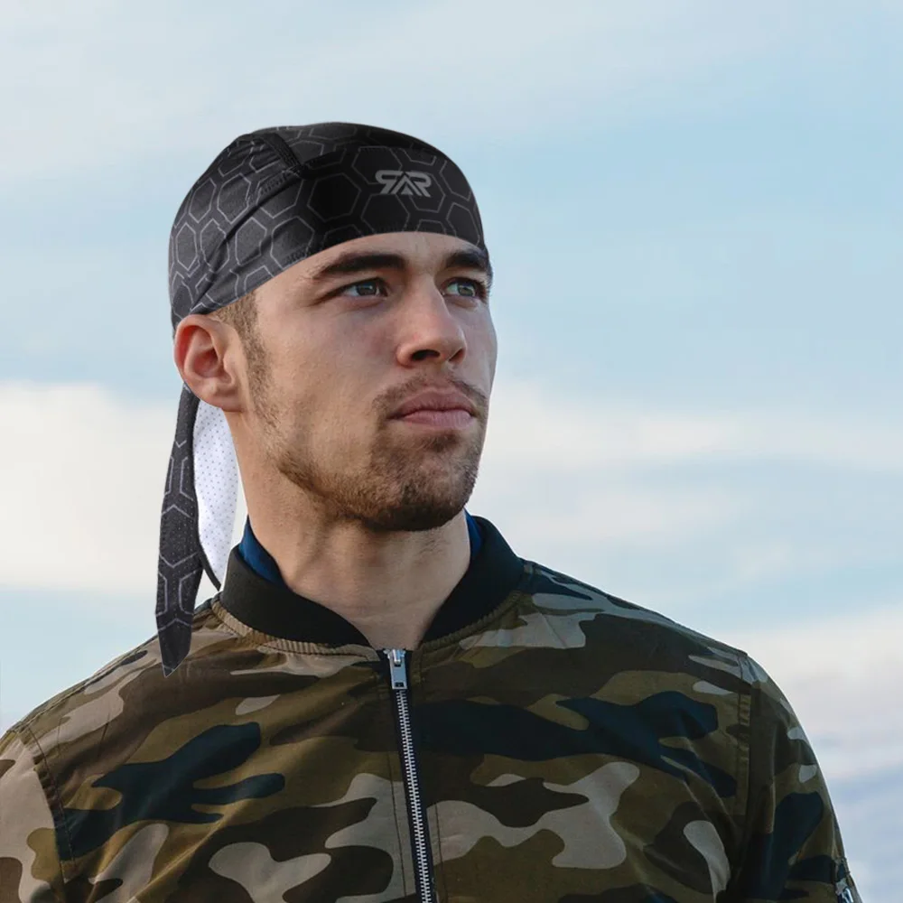 Sports Pirate Headscarf Cap Quick Dry Sunscreen Running Riding MTB Bicycle Cycling Bandana Men Summer Headwear Headband Hat