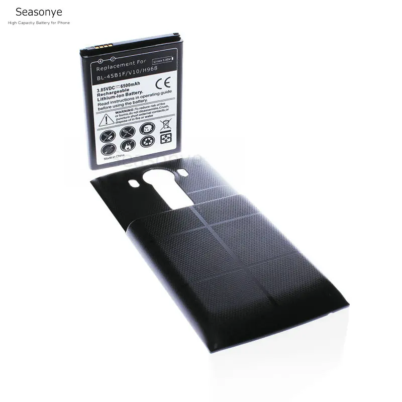 6500 мАч телефон с увеличенной заменой удлиненного аккумулятора и черной крышкой