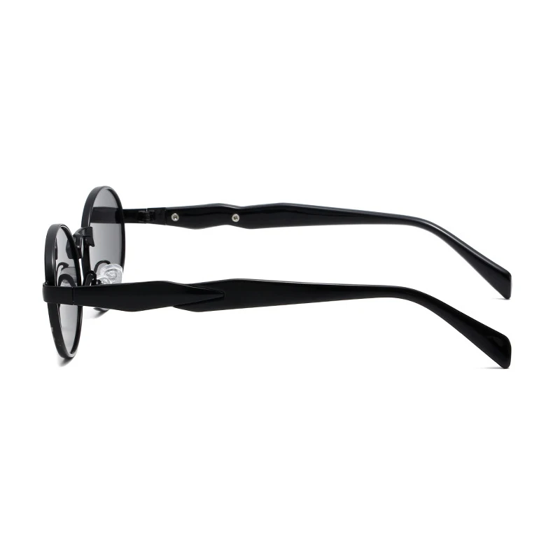 Новые металлические овальные женские солнцезащитные очки роскошные кошачий