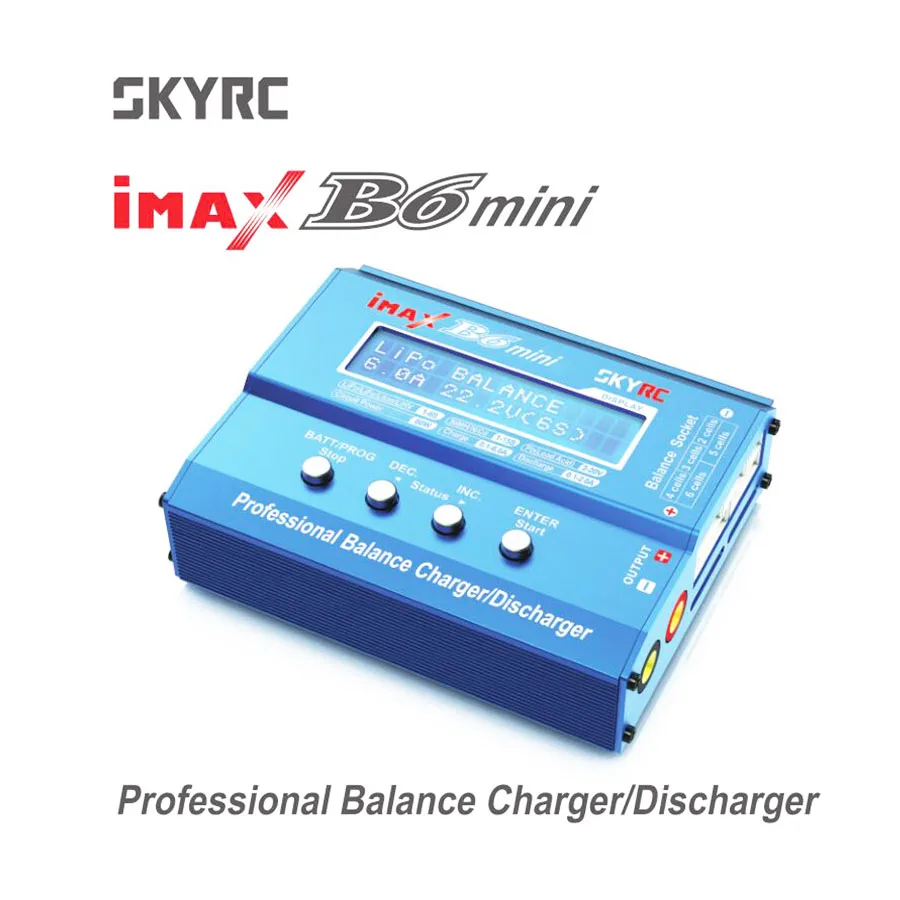 

Original SKYRC IMAX B6 mini 60W Balance Charger 5W Discharger for RC Helicopter nimh nicd Aircraft Intelligent Battery Chargers