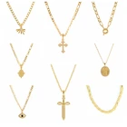 Женское ожерелье с подвеской Дева Мария, серебро 925 пробы