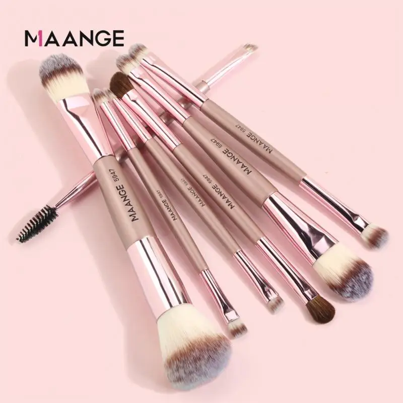 

7PCS Makeup Brush Set Double Ended Pinceaux De Maquillage Eye Shadow Blush Highlighter Brochas Maquillaje Female Beauty Tools