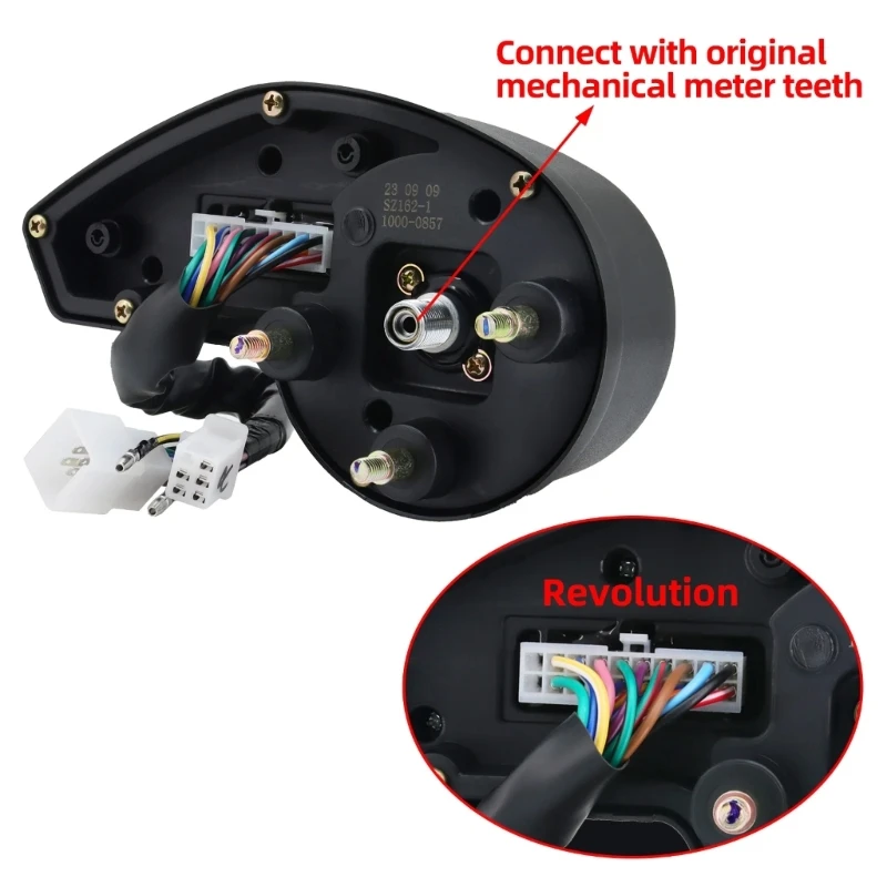 Одометр для NXR150 NXR125 Bros XR150 GY200 03-14 Тахометр со светодиодной подсветкой цифровой