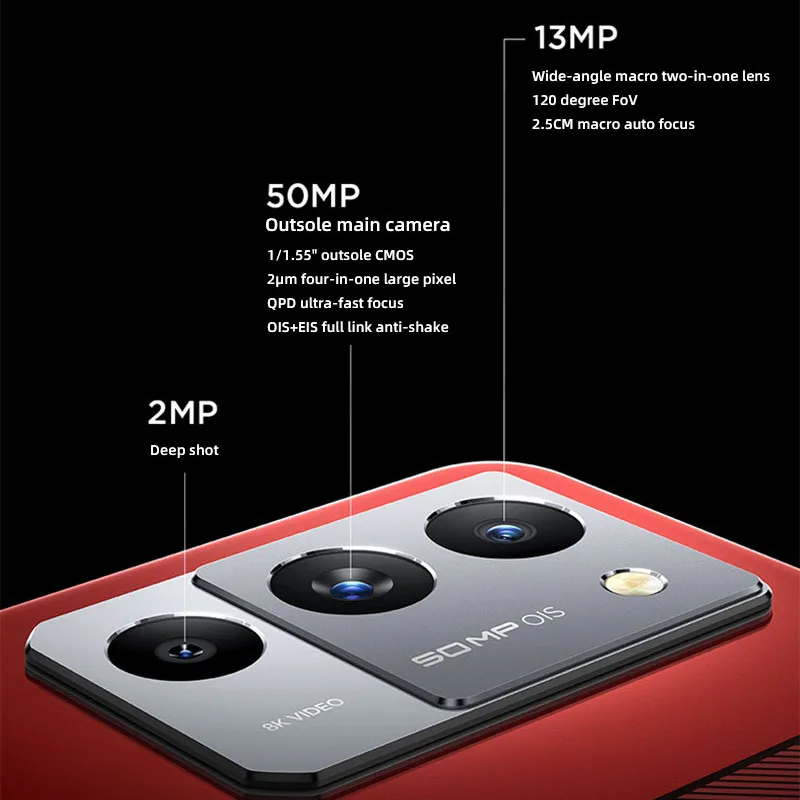 Cena Lenovo Legion Y70 Gaming SmartPhone, 6.67 Cala 144Hz OLED,Snapdragon 8 + Gen1,50MP Potrójny Aparat, 68W ładowanie NFC Oryginalne Oprogramowanie