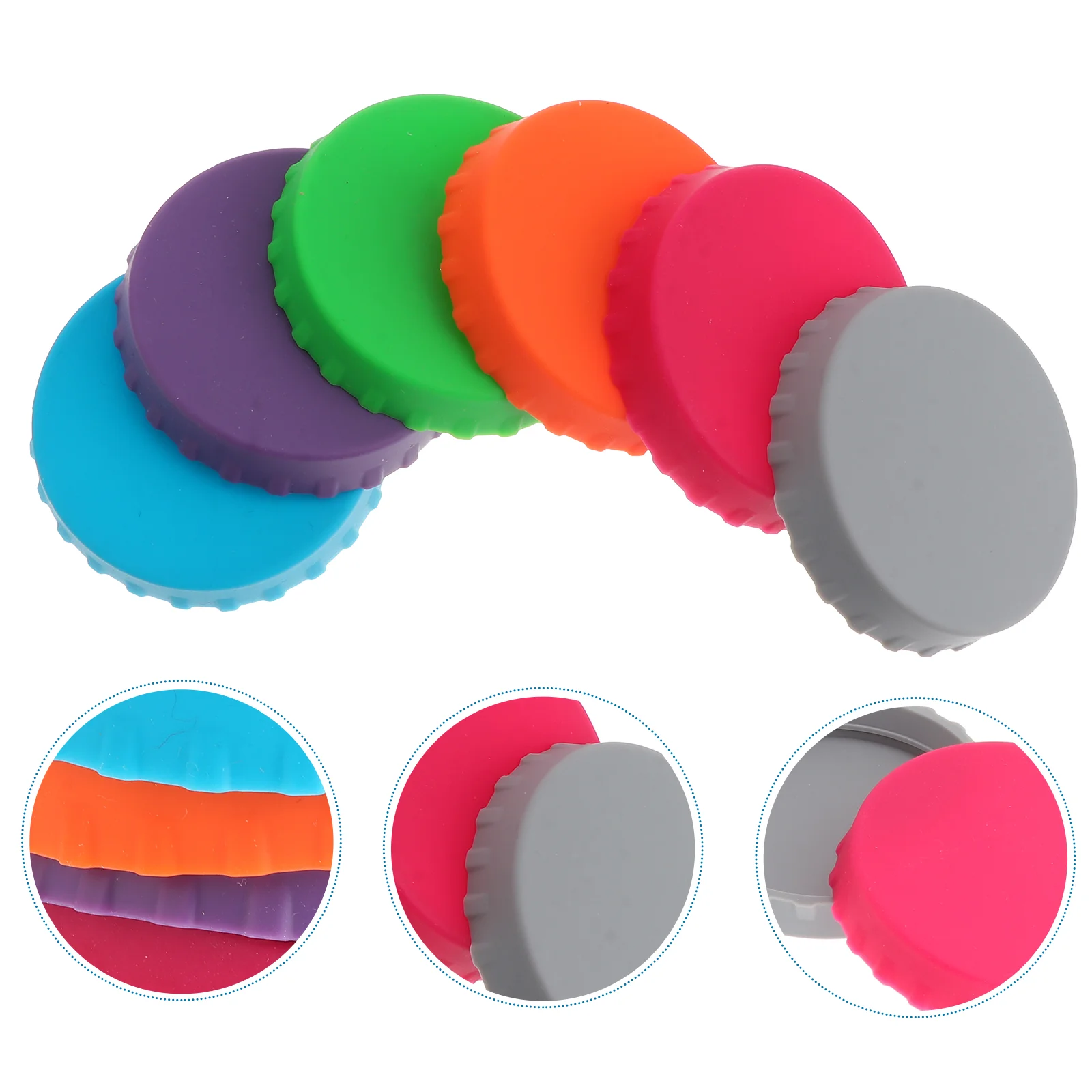 

Can Soda Lids Lid Covers Silicone Beveragecaps Cover Beer Bottleprotector Drink Saver Canstopper Sealing Stopper Or Mouth Mason