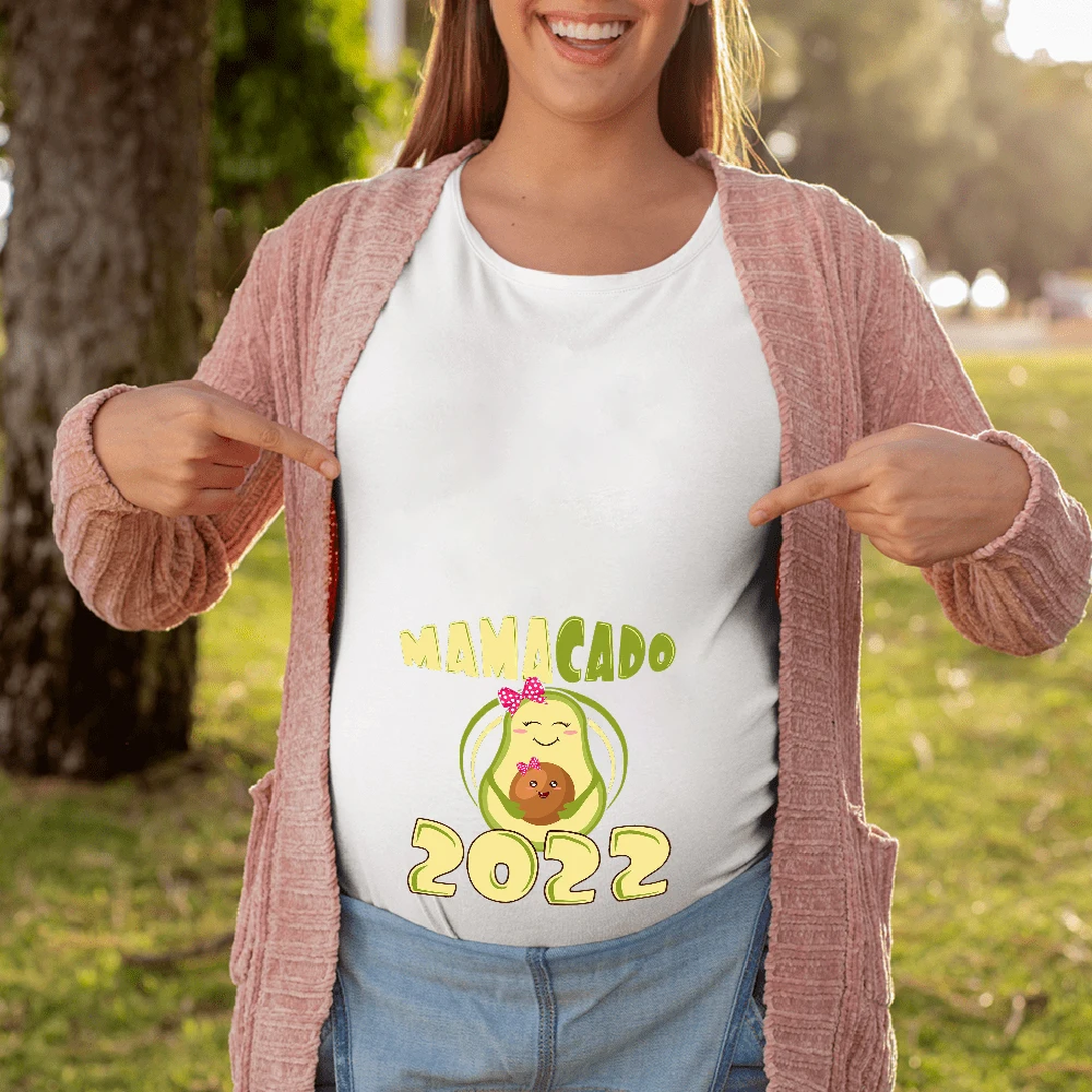 

Pregnant Gift New Mom T Shirt Pregnancy Announcement Shirt Maternity Shirt Mamacado Tee Expecting Mom Gift Pregnancy Reveal gift