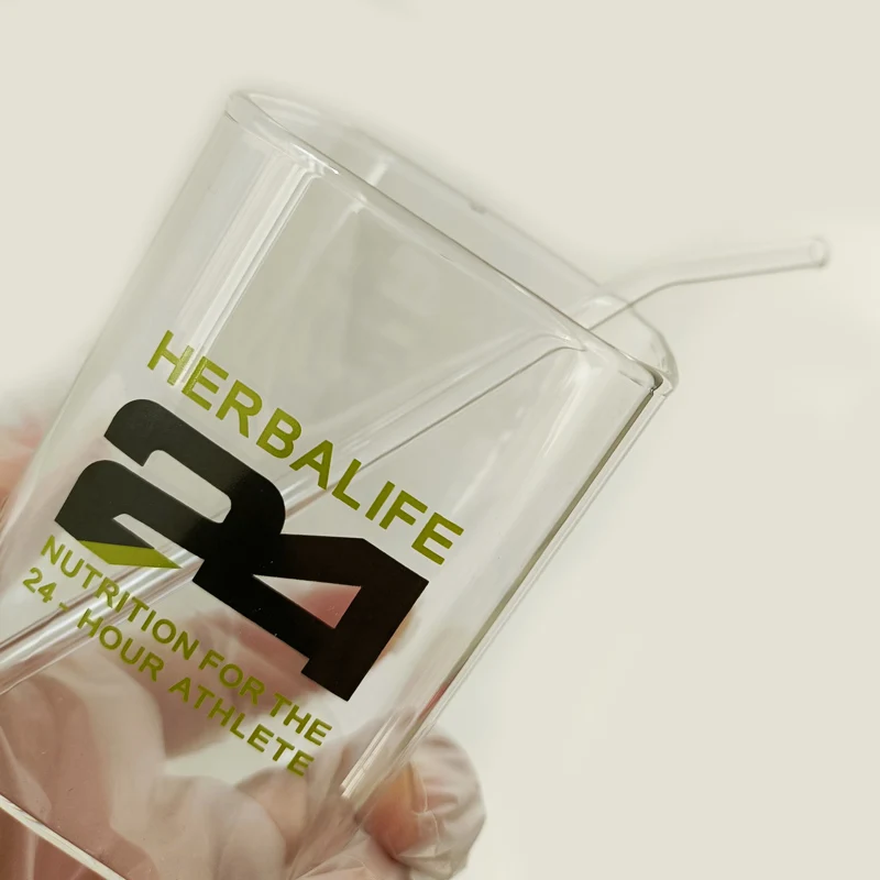 240/400 мл устойчивая к высоким температурам питательная квадратная чайная