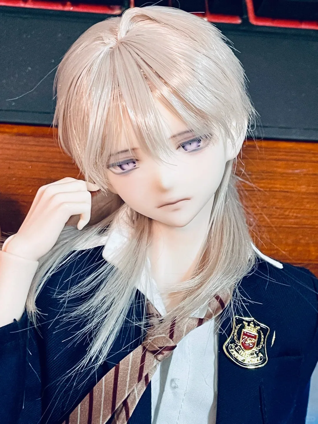 Фото Новая кукла BJD 1/4 15AN с макияжем, красивая, высококачественная, из смолы, игрушка-ангел, с подвижными суставами, бесплатная доставка. №2