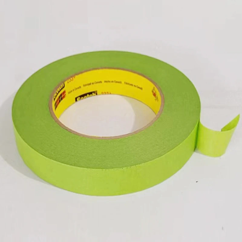 

3M233 High Temperature Paper Tape Paint Masking Thickening Tear Traceless Masking Paper High Temperature 120°