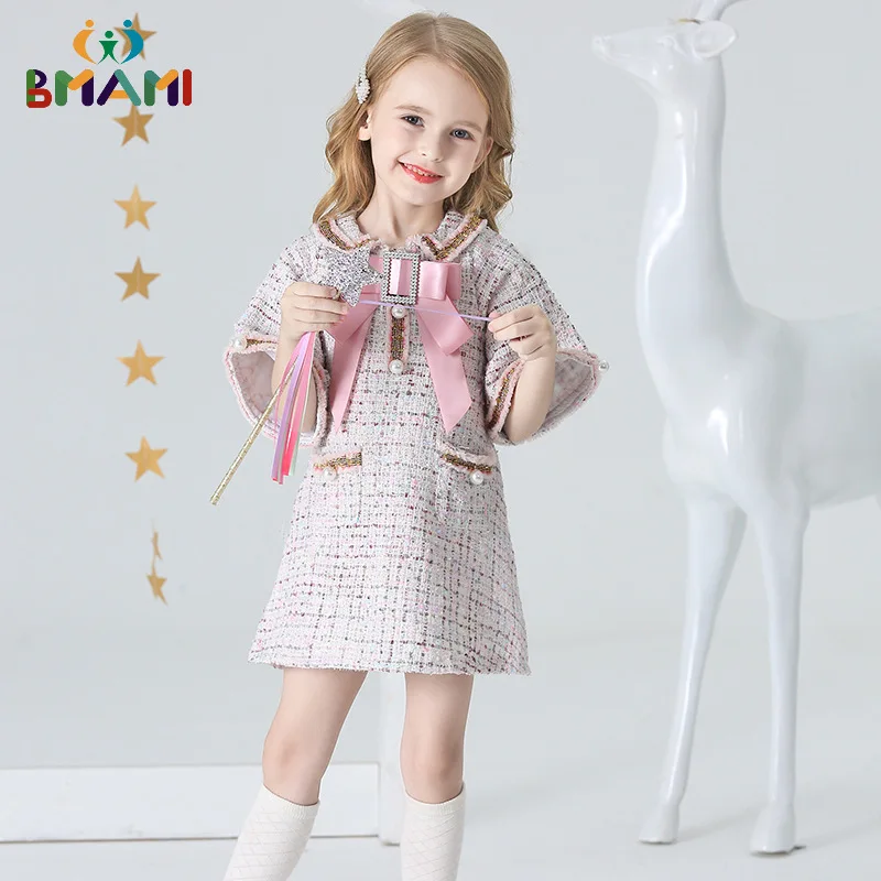 Autumn Winter Baby Girls Dress School Clothing Party Casual Wear Princess Half Sleeves Kids Dresses 1-8Y | Детская одежда и обувь