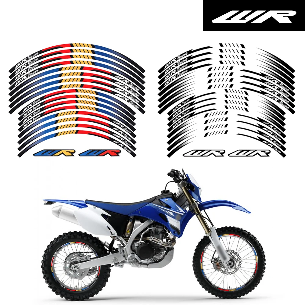 Светоотражающая полоса на ступицу колеса мотоцикла 21 дюйм 18 дюймов для YAMAHA WR250R