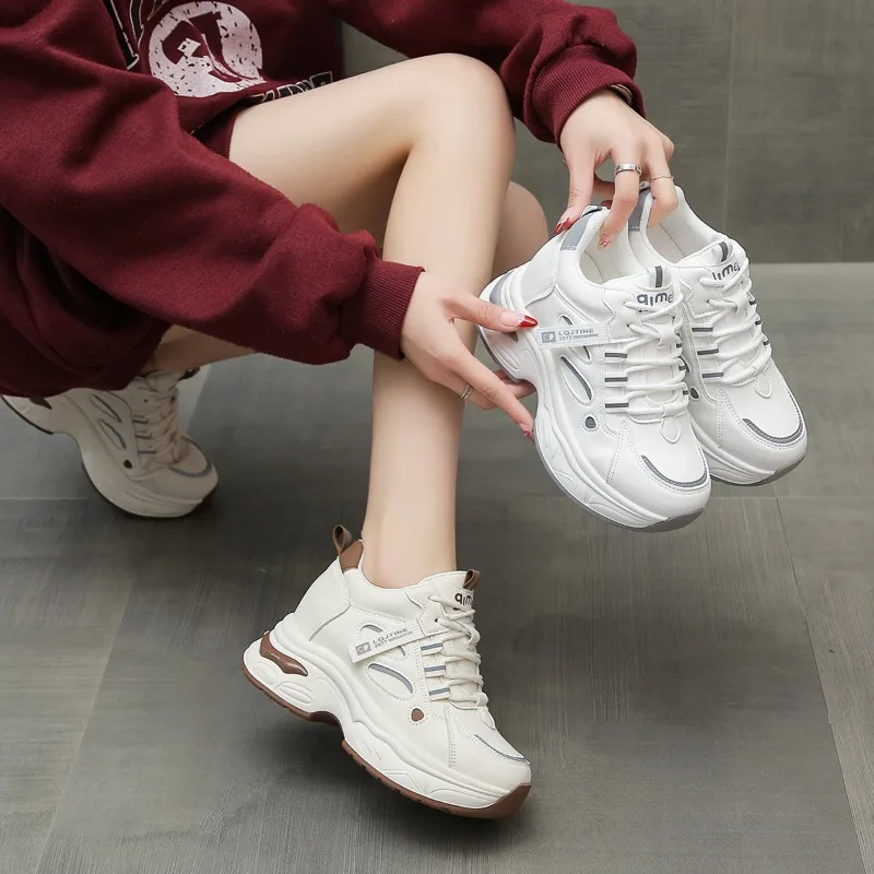 Новинка 2024 женские кроссовки дышащая женская спортивная обувь на массивной