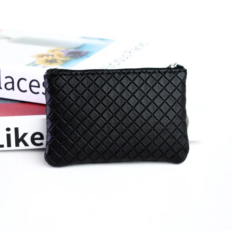 Women Kids Mini Wallet Lady Double Zipper Coin Purse Portable Small Coin Credit Card Key Ring Wallet Storage Pouch Clutch Purses