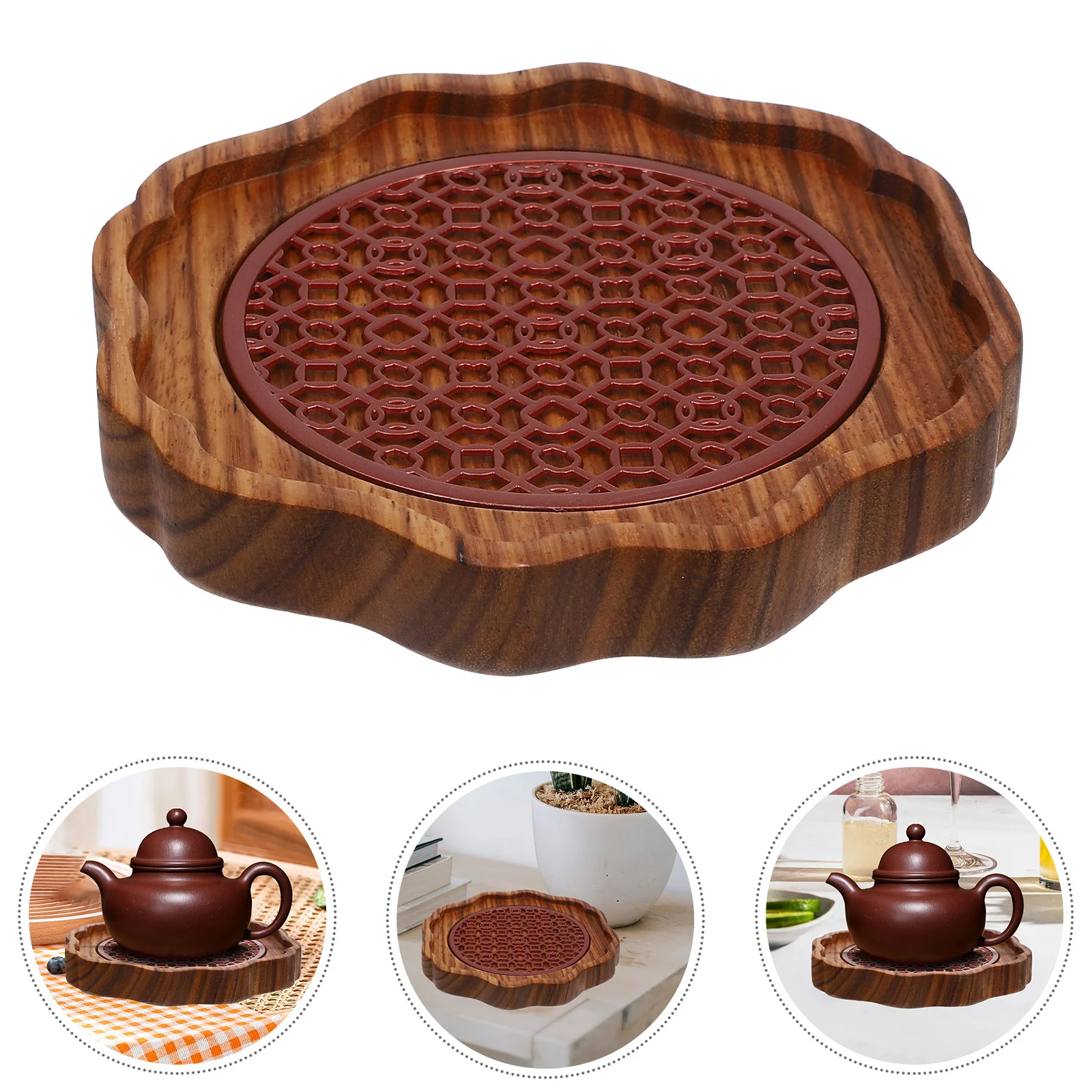 Домашний декор подшипник для чая поднос настольная подставка чашки квадратный