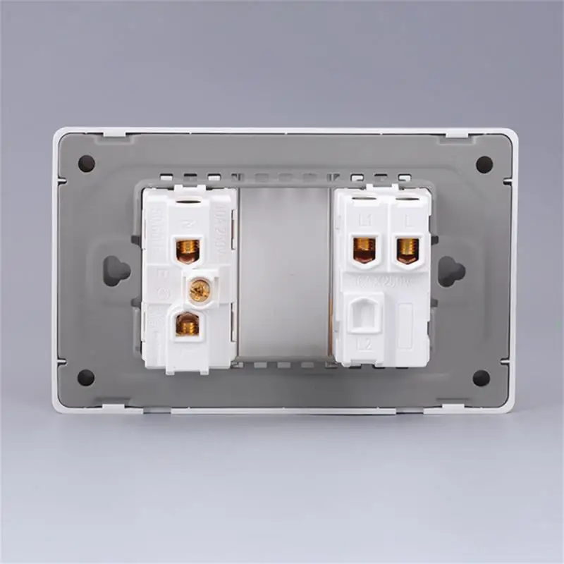 

Easy To Operate And Install Brazil Socket Ac110-250v 10a Three Hole Panel Safe Use Receptacle Panel