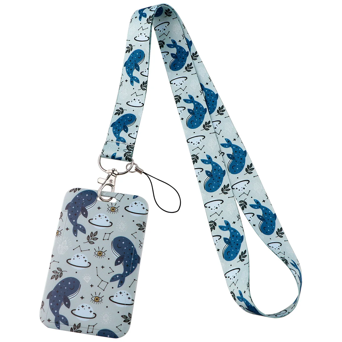 D1743 мультяшный кит дельфин оформление идентификации значок держатель для