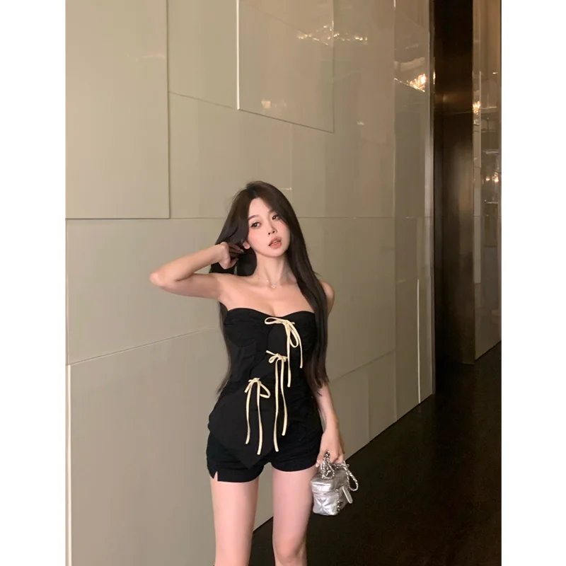 Летняя женская одежда популярный сексуальный топ для девушек с завязкой на груди