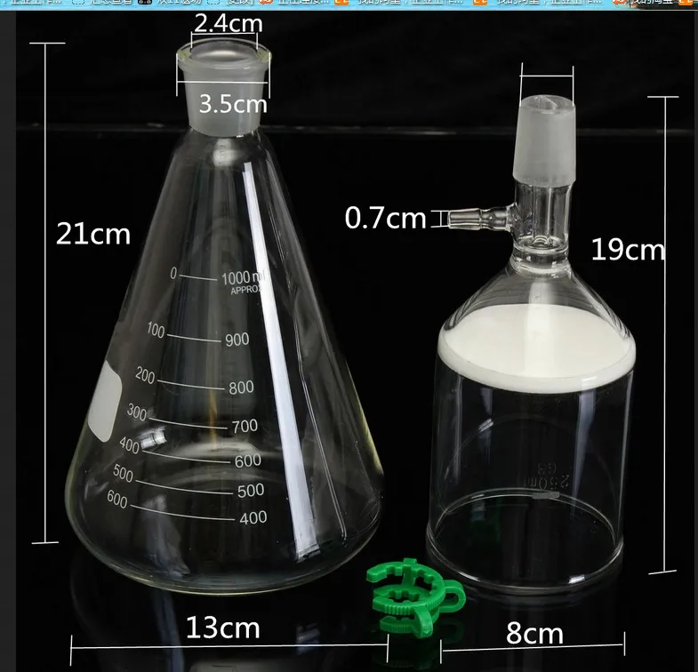 

Suction Filter Device Suction Filter Bottle Suction Filter Funnel Standard Clamp 24