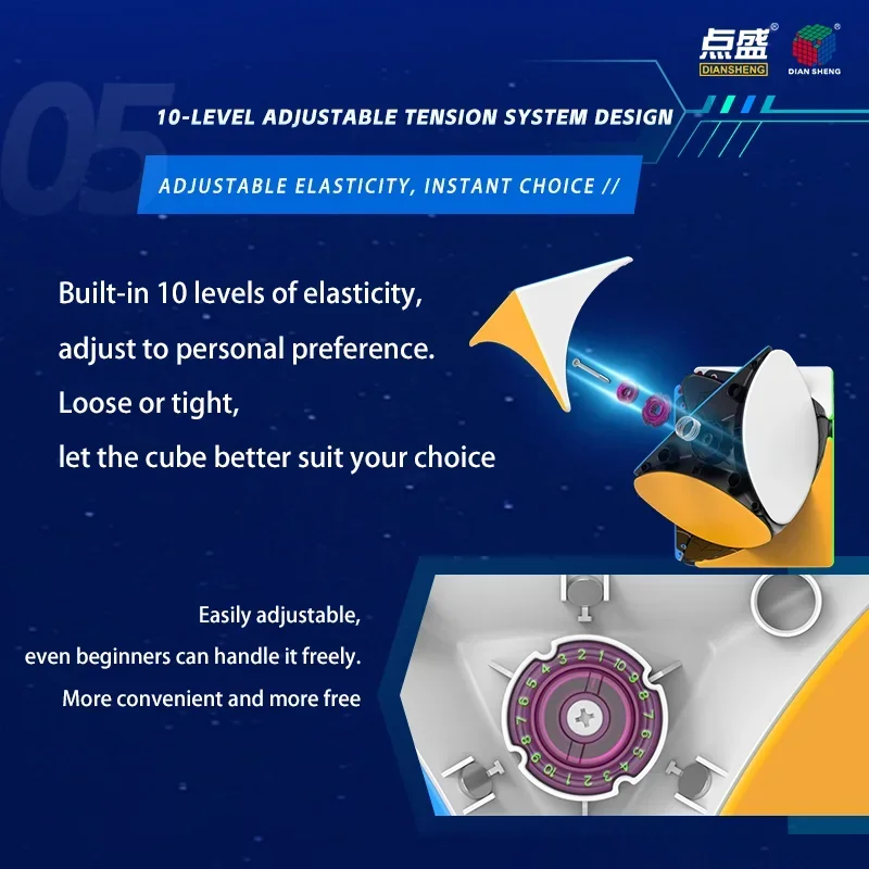 [CubeFun]Diansheng 9 см Магнитный кленовый лист магический куб кубик скоростной пазл