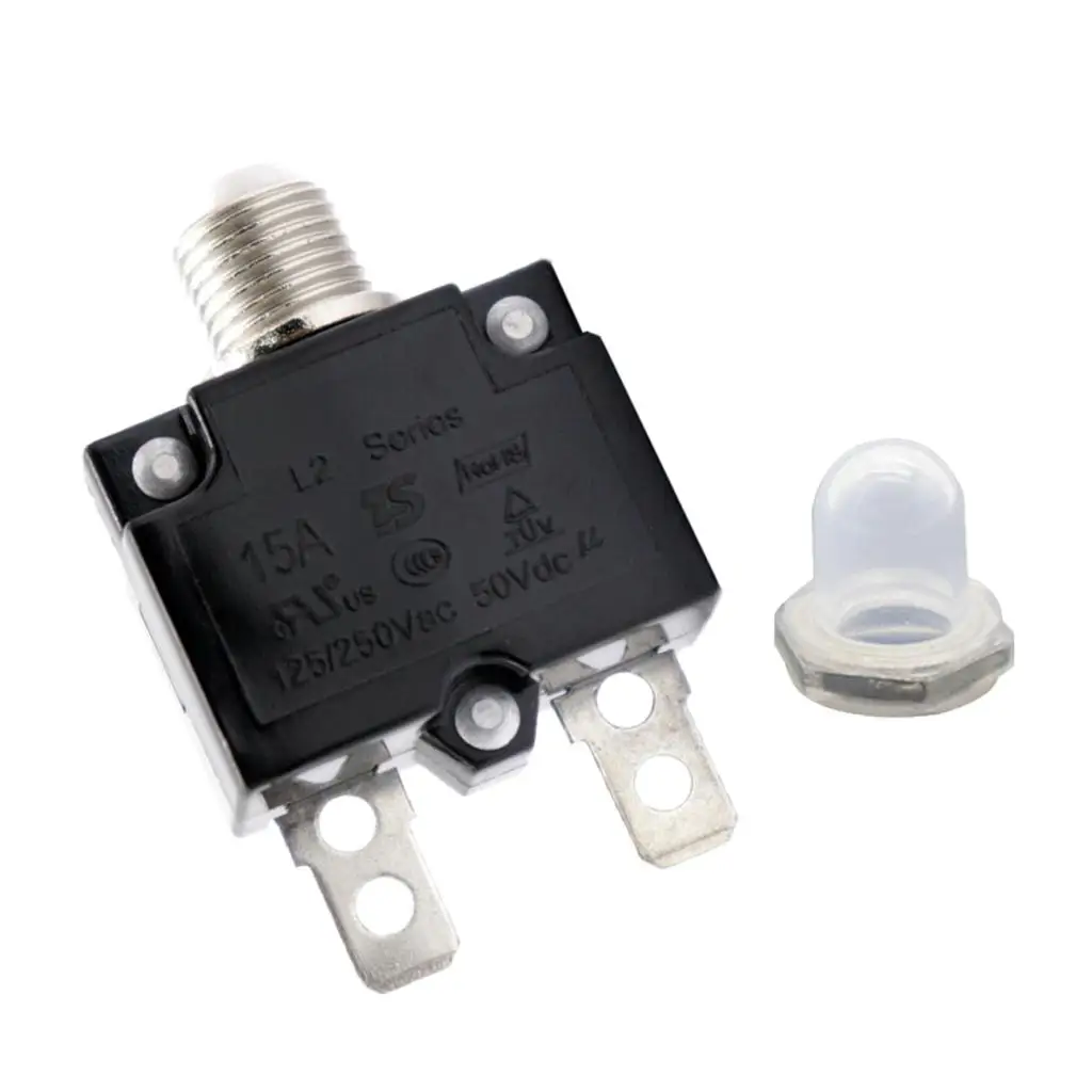 

125&250V 32VDC 20A Circuit Breaker Overload Switch Resettable