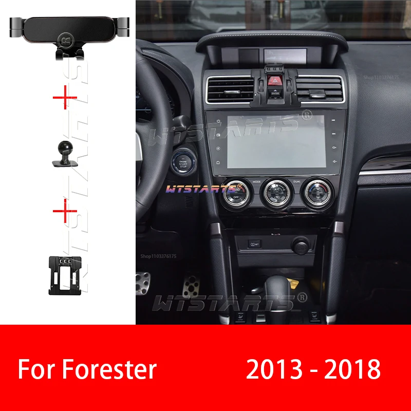 

Автомобильный держатель для телефона с GPS-навигацией для Subaru Forester 2013-2023, регулируемый вращающийся держатель для телефона, базовые аксессуары для салона автомобиля