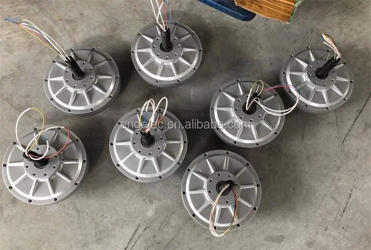 500 Вт 350 об/мин низкоскоростной без сердечника для ветряной турбины PMG внешний