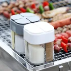 1 шт. портативная 4 в 1 банка для специй PPPS многофункциональная 2 цвета коробка для приправ бутылка для соли и сахара кухонные приспособления