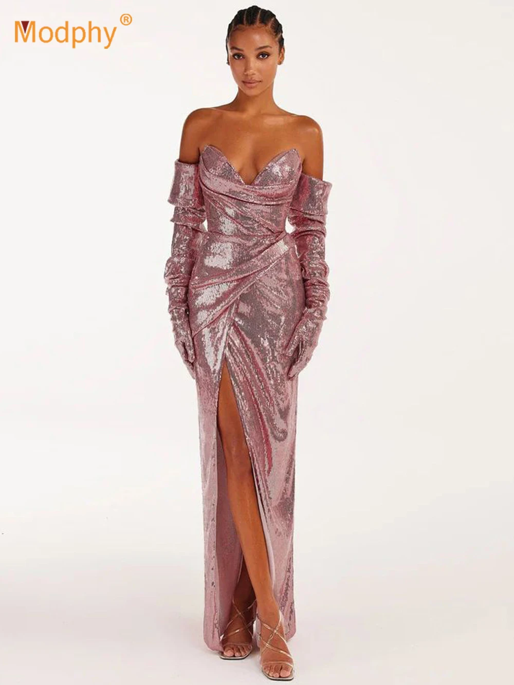 

Женское роскошное платье без бретелек, со шнуровкой и открытой спиной