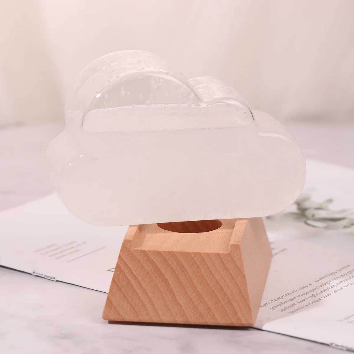 

Weatherstorm Predictor Cloud Bottle Barometer Forecaster Predicting Crystal Forecast Station Globe Ornament Decoration