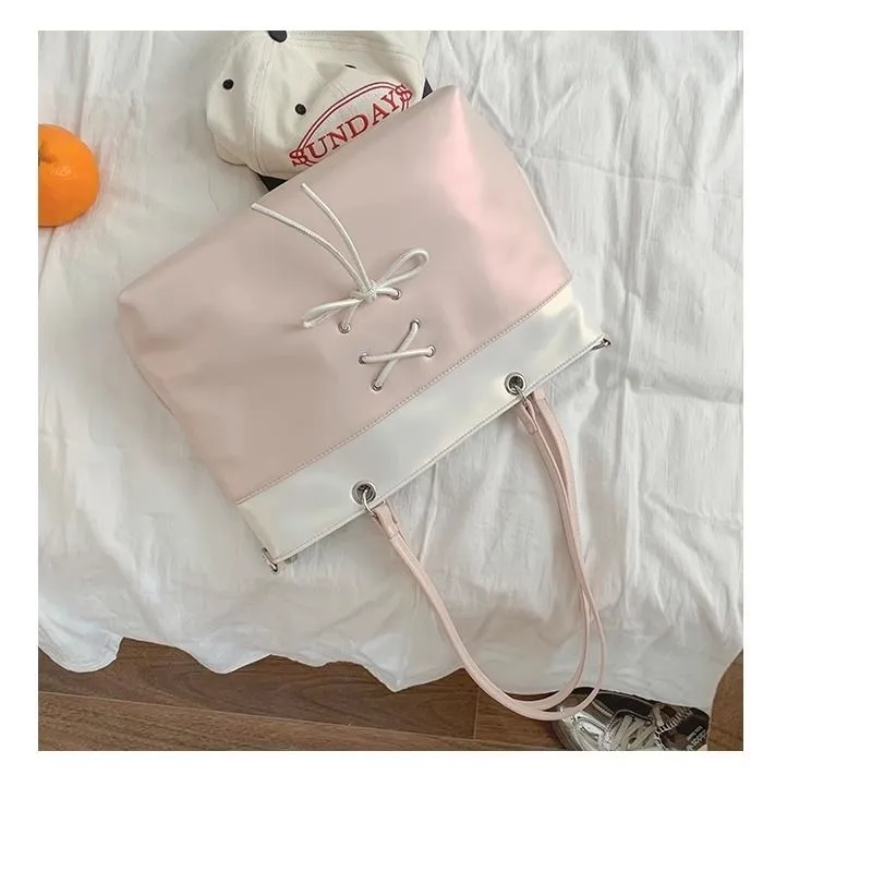 Милая женская сумка JIAERDI с бантом Y2k новинка 2024 шикарные повседневные Наплечные