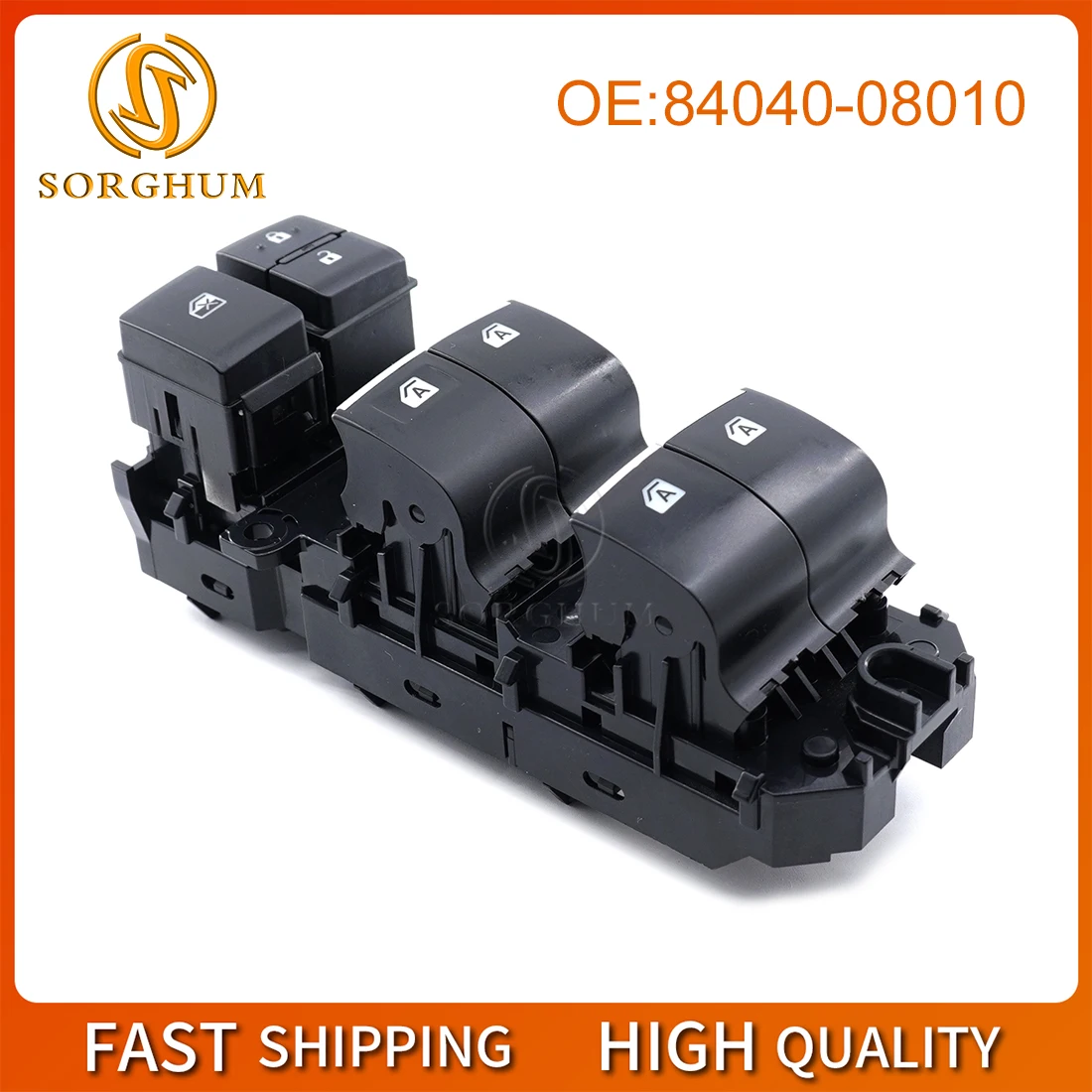 

Sorghum 84040-08010 Front Driver Car Window Power Master Lifter Switch For 2018-2020 Toyota Camry Corolla 8404006070 840403317