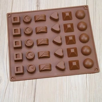 new silicone chocolate mold non stick cake mould jelly candy 3d diy molds kitchen accessories reusable baking tools
