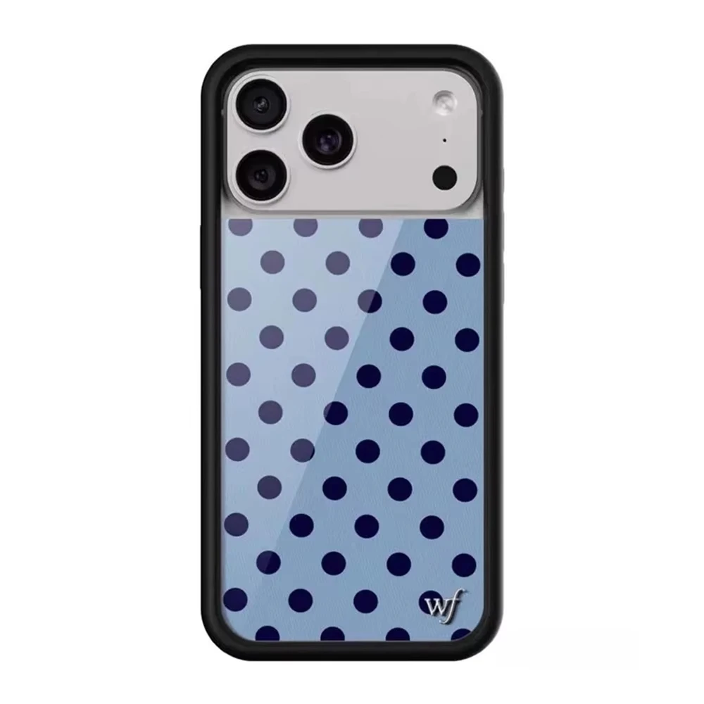 Фото Новый модный чехол Wildflower INS с горошком для iPhone 11 12 13 14 15 16 17 Pro Max 16 Plus, 3D-чехол с волнообразным узором, ударопрочный ﻿ №3
