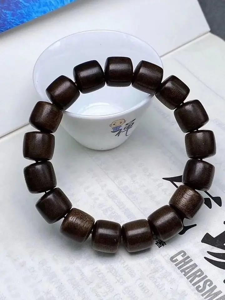 

SNQP Zimo Xuan Wen Play аутентичный Бруней плотный узор Chenxiang Женская ручка Будда бусины с аутентичным натуральным Chenxian