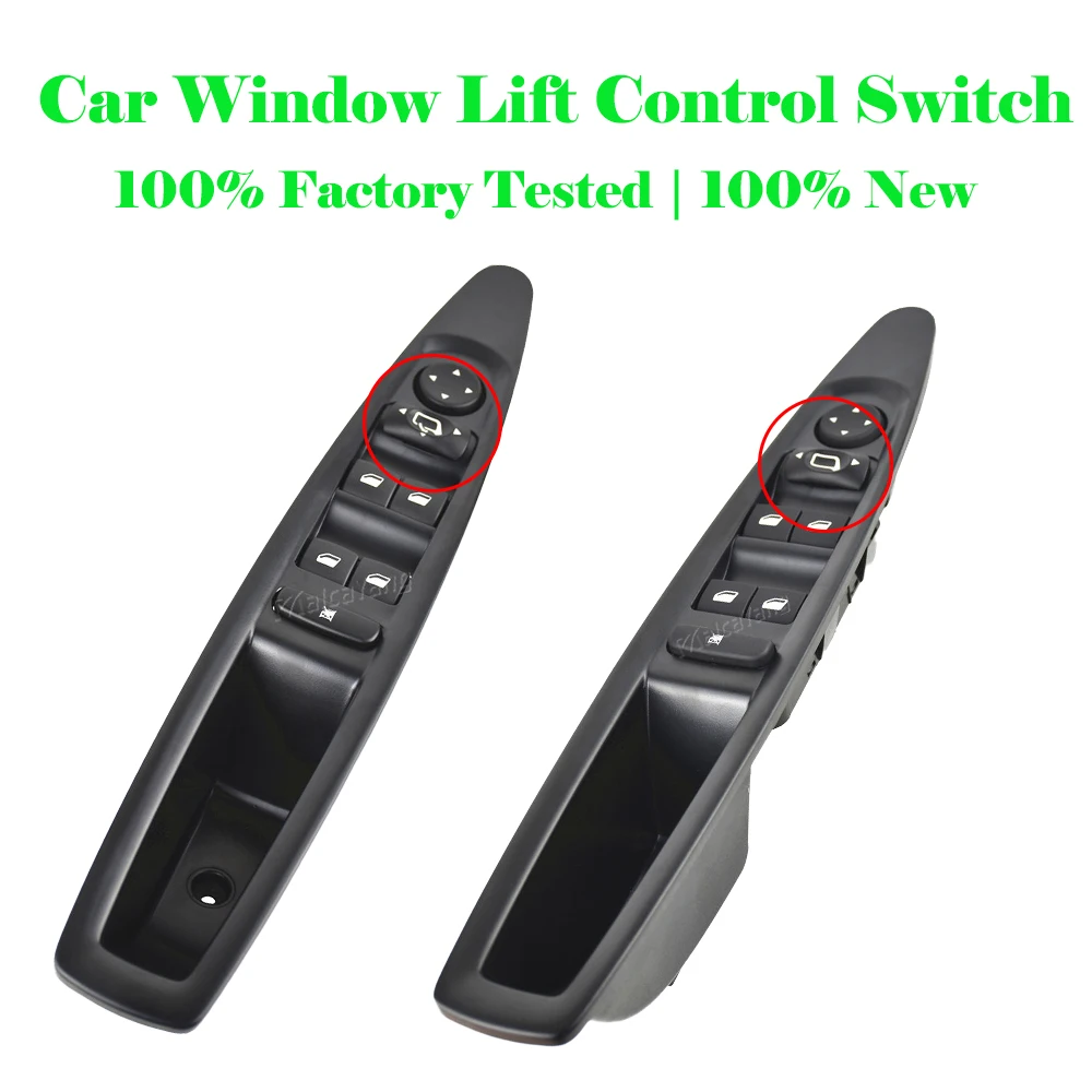 

9651464577 Front Left Master Electric Power Control Switch With Rearview Mirror Buttons For Citroen C4 2004 - 2011 Auto Parts