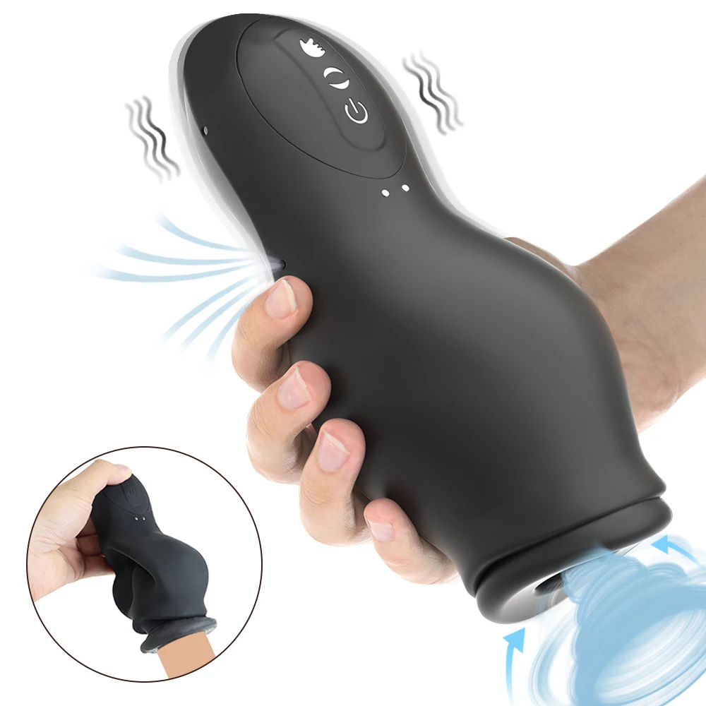 

Male Sucking Masturbation Cup Automatic Telescopic Rotation Blowjob Masturbators Sex Machine Adult Sexy Toy for Men Real Vaginal