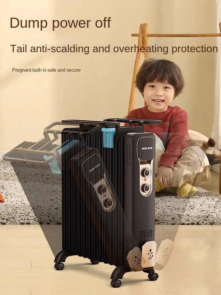 220V AUX Oil Tine Warmer Household Energy saving Electric Radiator Heating Tincture