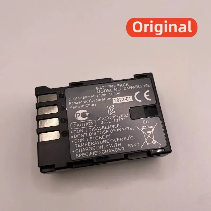 100% оригинал 1860 мАч для Panasonic DMW-BLF19E BLF19GK DMC-GH3 GH4 GH5 GH5S GH3GK GH4GK G9 G9LGK аккумулятор камеры