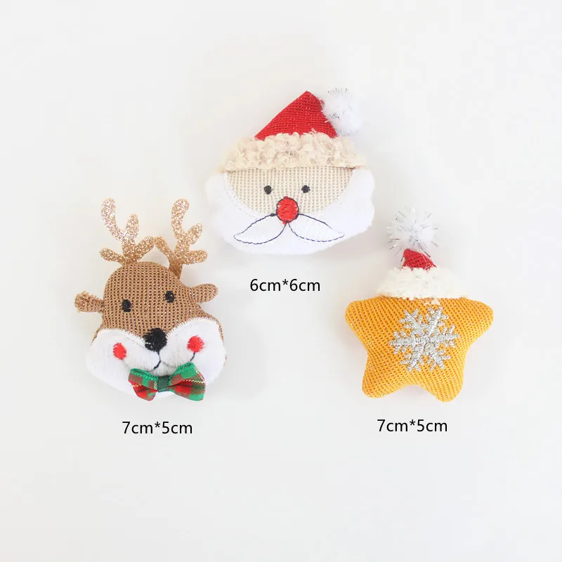 2 шт. плюшевая брошь в виде рождественской елки