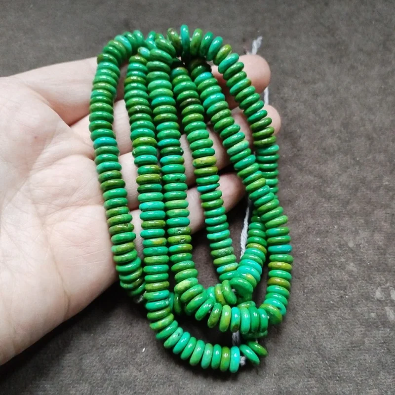 Тибетское ожерелье-разделитель в форме старой целлюлозы бирюзовое